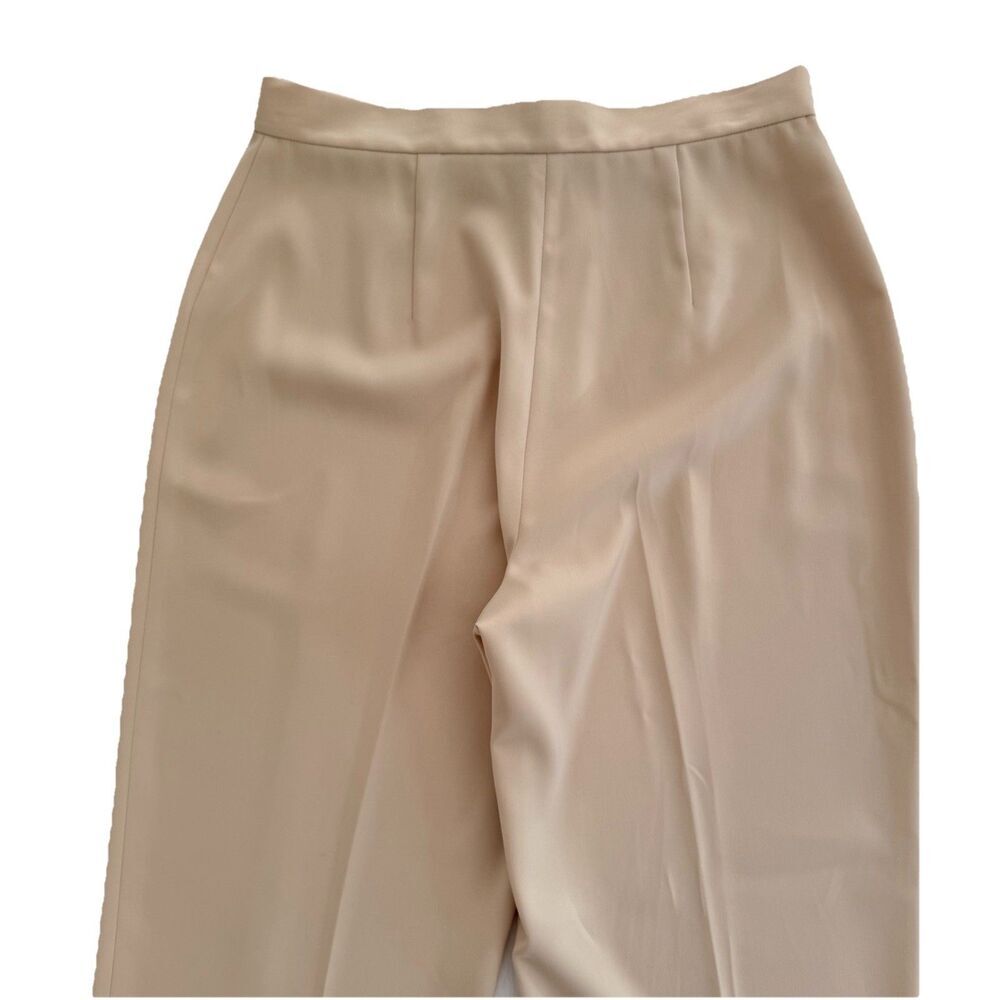 Vintage VN Womens Yellow Dress Pants Size 8 Button Zipper Trousers High Waist - Picture 4 of 12